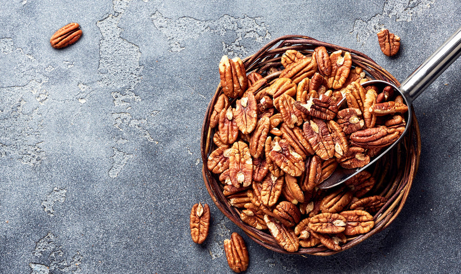 Comprobando los beneficios de la nuez pecán para la salud humana